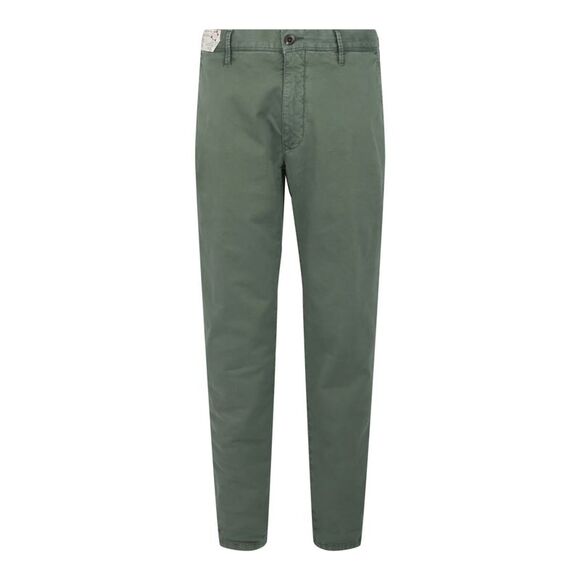 Slowear Incotex Slim Fit Five-Pocket Pants Green Mens
